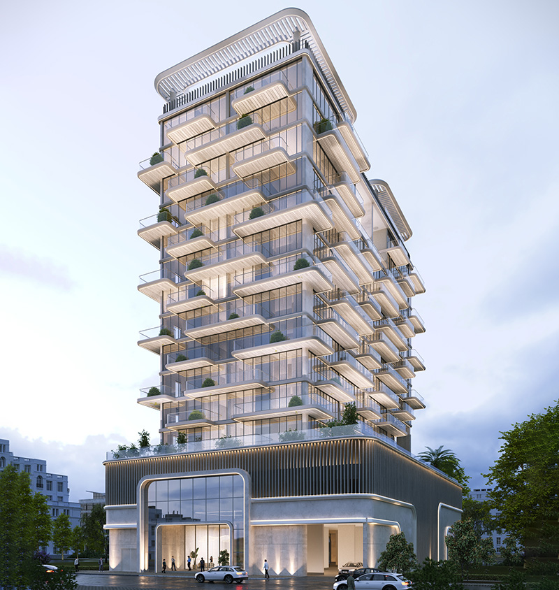 Dubai Island - Water Walk